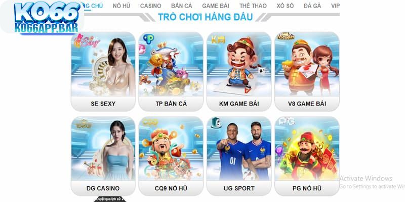  giới thiệu ko66 với Các Dịch Vụ Cá Cược Nổi Bật